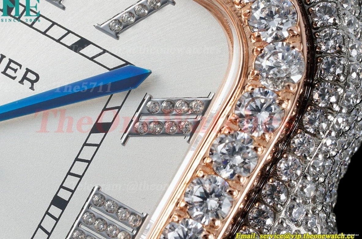 SS Silver MY9015 Santos Dial XL AMG Mens 40mm SS 100 RG 1202